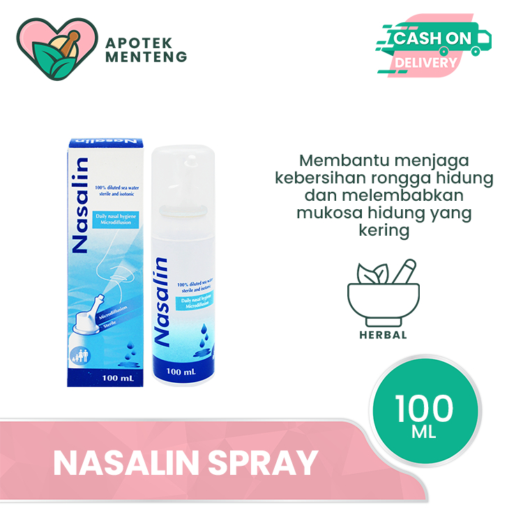 Jual Nasalin Daily Nasal Hygiene Microdiffusion Spray 100 mL ...