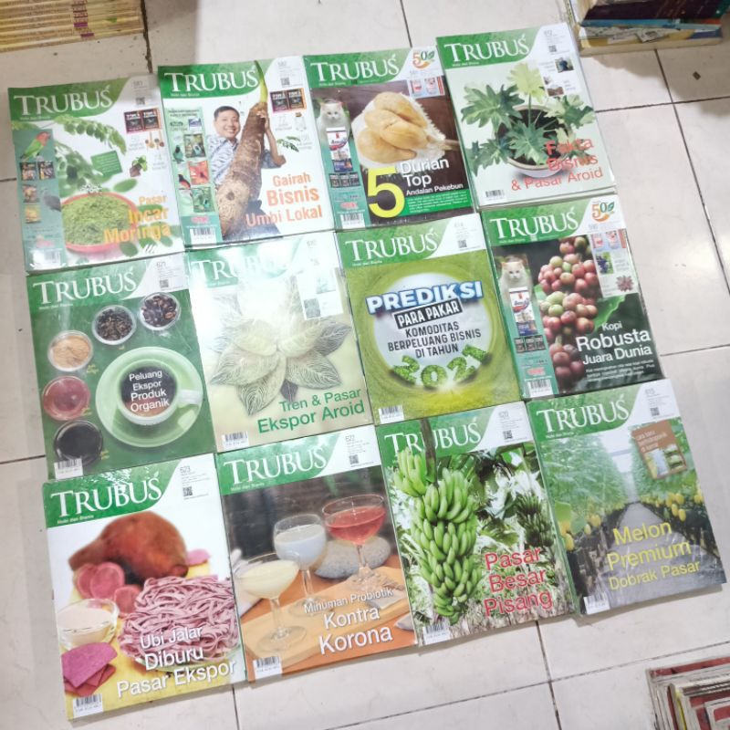 Jual ( ORIGINAL ) MAJALAH TRUBUS / BUKU TRUBUS / BUKU PERTANIAN ...