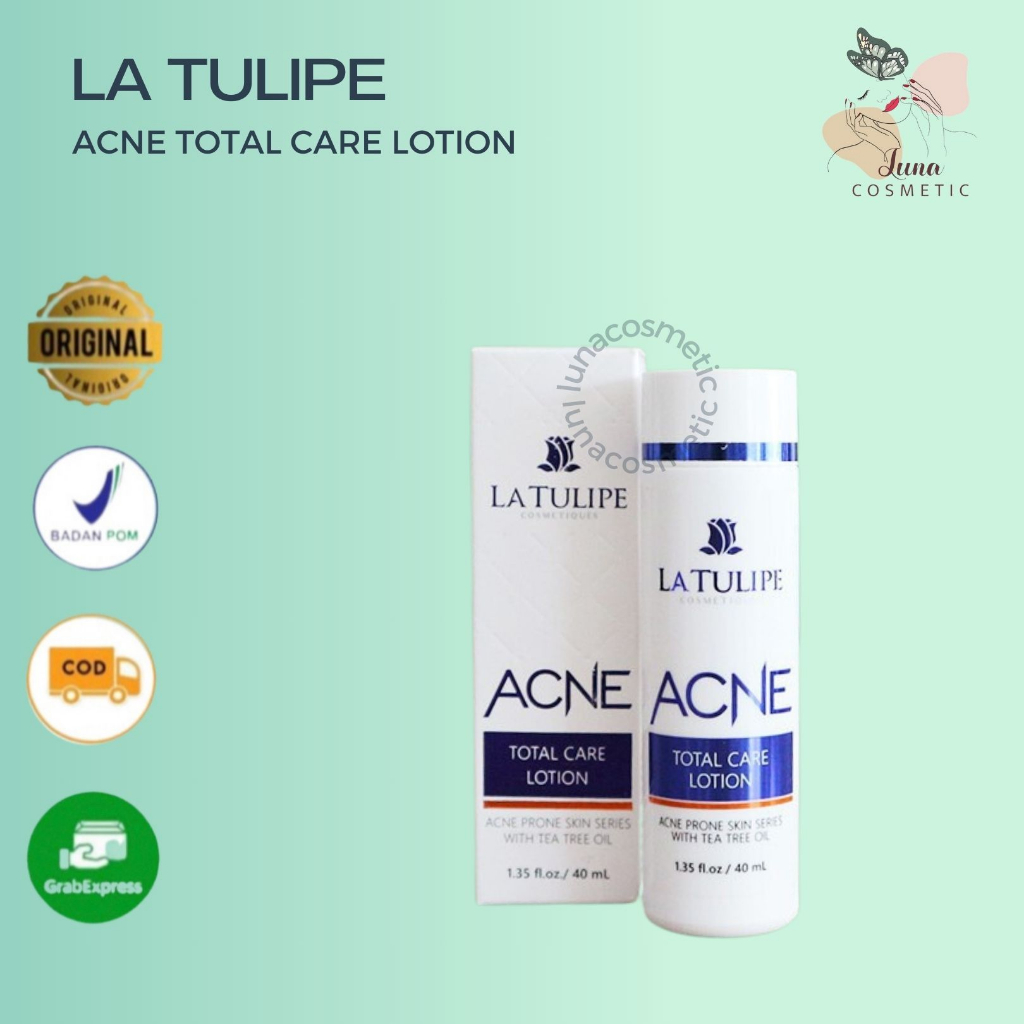 Jual La Tulipe Acne Total Care Lotion 40ml Shopee Indonesia