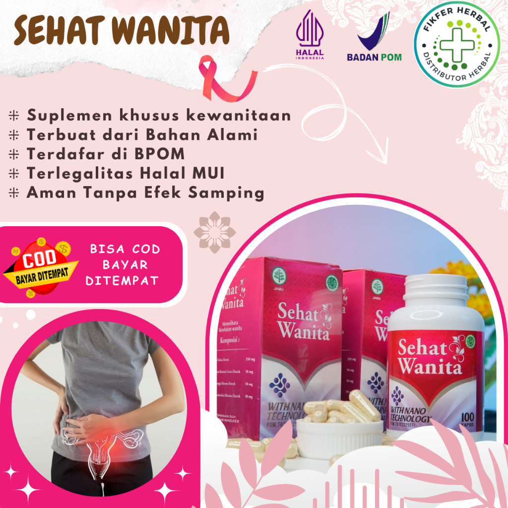 Jual Obat Turun Peranakan, Prolaps Uteri, Obat Jaringan Rahim Rahim