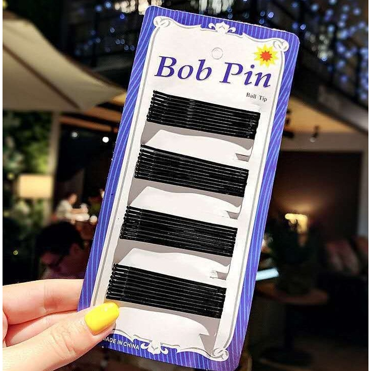 Jual AFM Jepit Rambut Motif Polos warna Hitam Jepit Rambut Aksesoris ...
