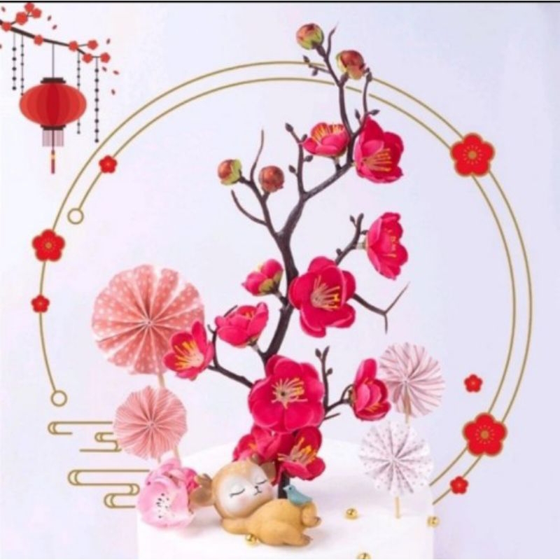 Jual Topper Bunga Sakura,Hiasan Kue Bunga Sakura | Shopee Indonesia