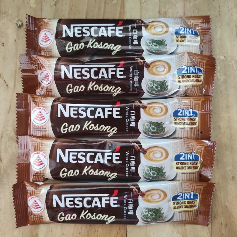 Jual Nescafe Gao Kosong Strong Roast No Added Table Sugar (Nescafe