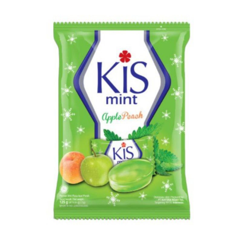 Jual Kis Candy Mint Apple Peach 125g Permen Kis Shopee Indonesia 0044
