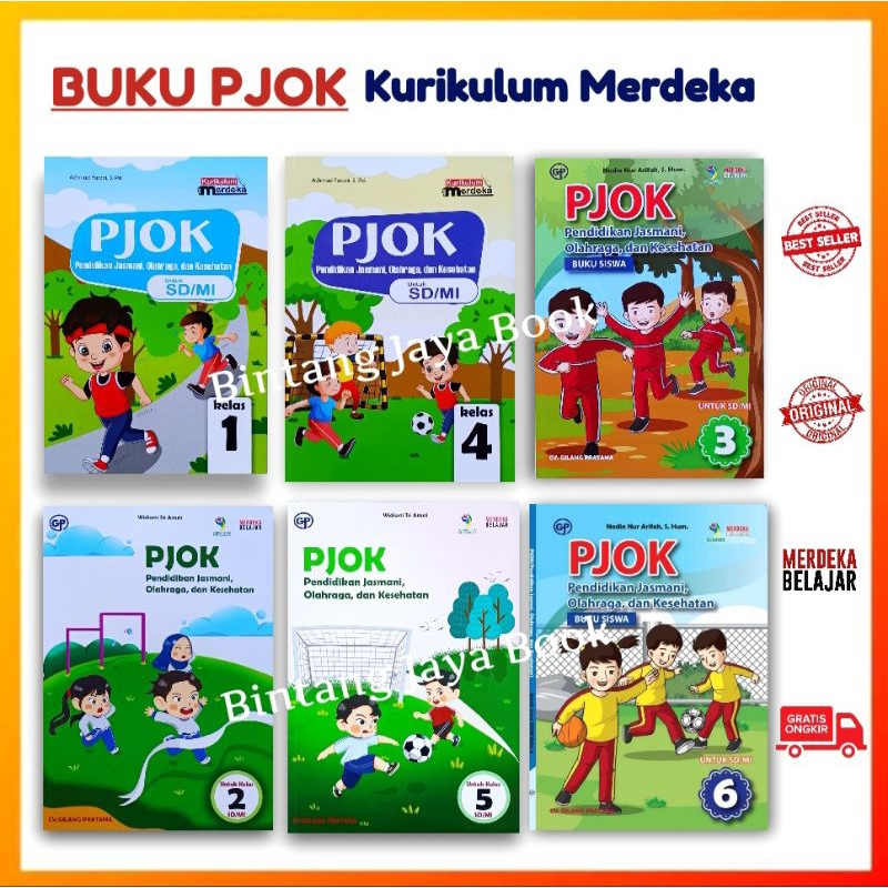 Jual Buku Pendidikan Jasmani Olahraga Dan Kesehatan PJOK Kelas 1 2 3 4 ...