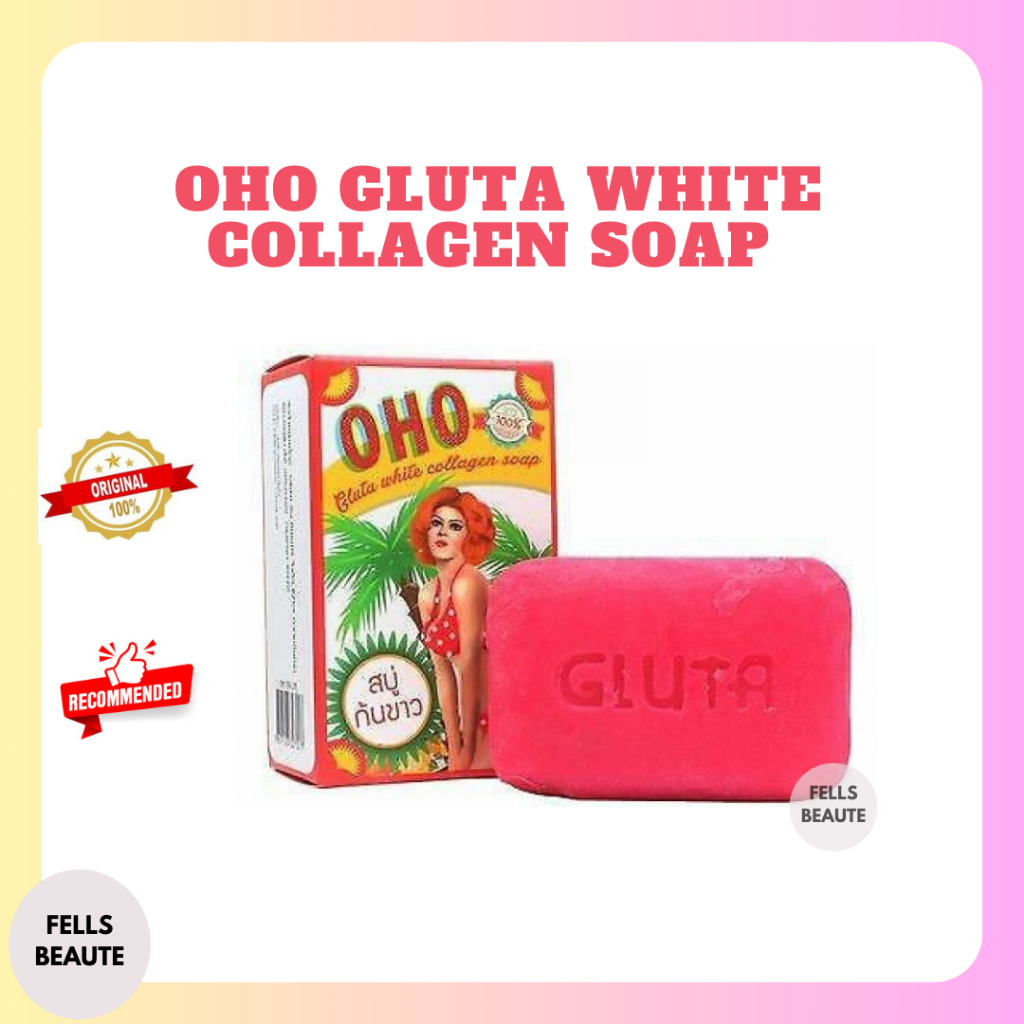 Jual OHO GLUTA WHITE COLLAGEN SOAP ORIGINAL THAILAND Shopee Indonesia
