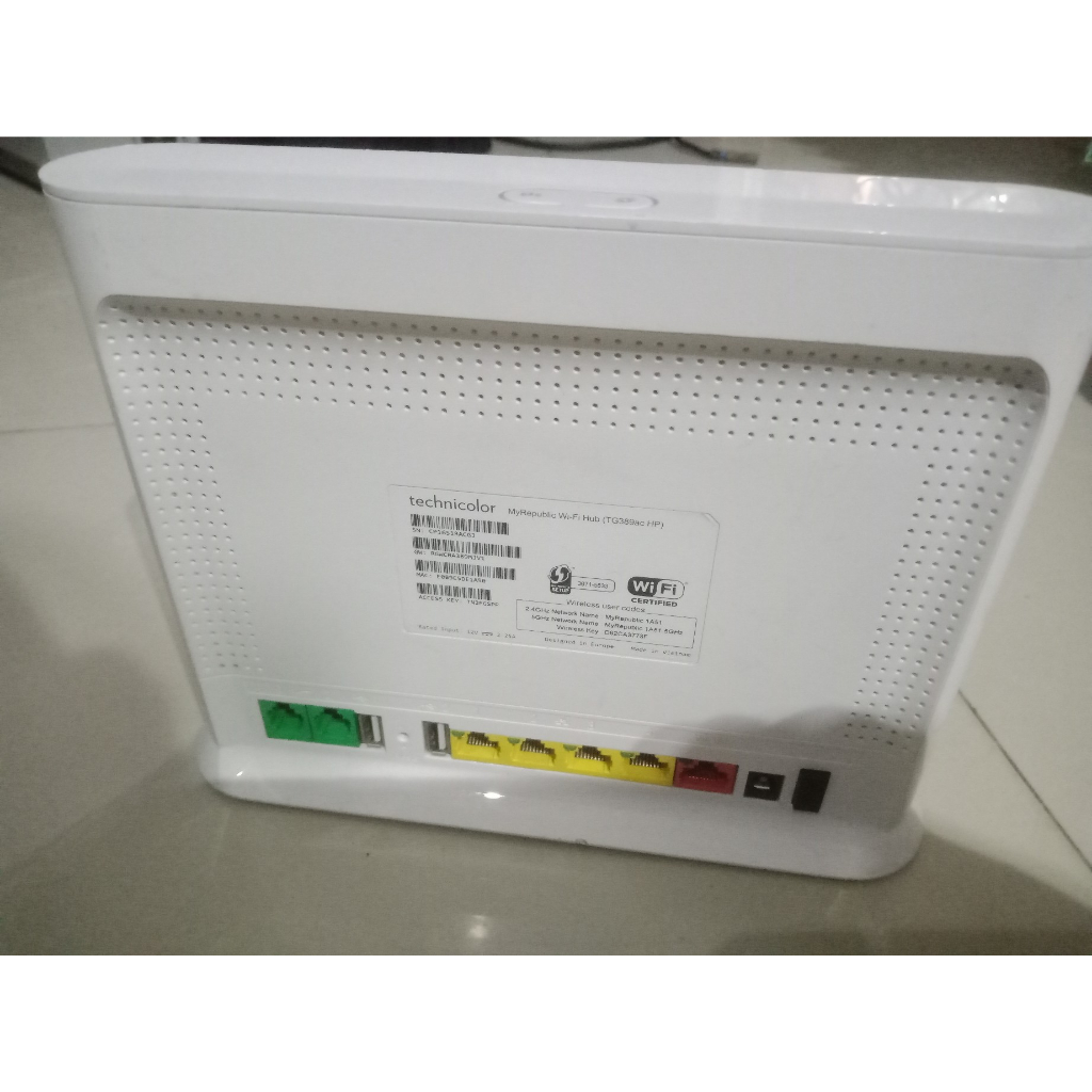 Jual MyRepublic Technicolor TG389AC wireless router | Shopee Indonesia