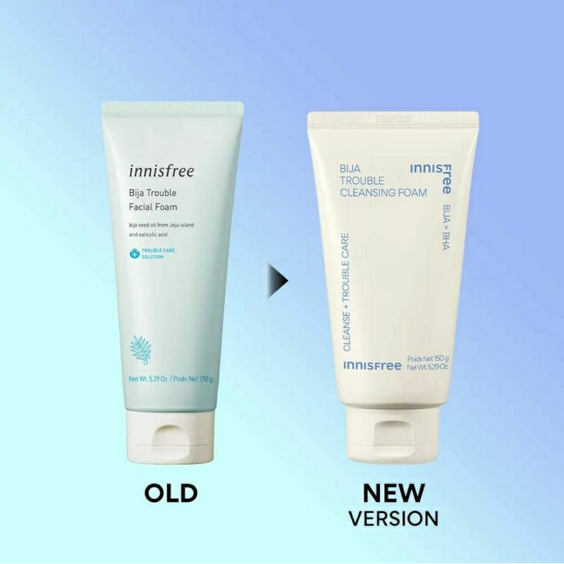 Jual [INNISFREE] BIJA TROUBLE FOR ACNE PRONE CLEANSING / FACIAL FOAM