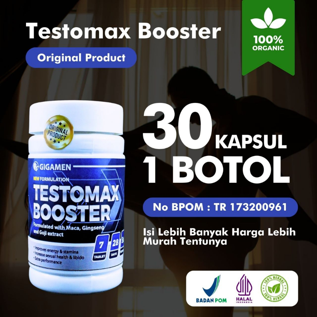 Jual TESTOMAX BOOSTER ISI 30 KAPSUL | Shopee Indonesia