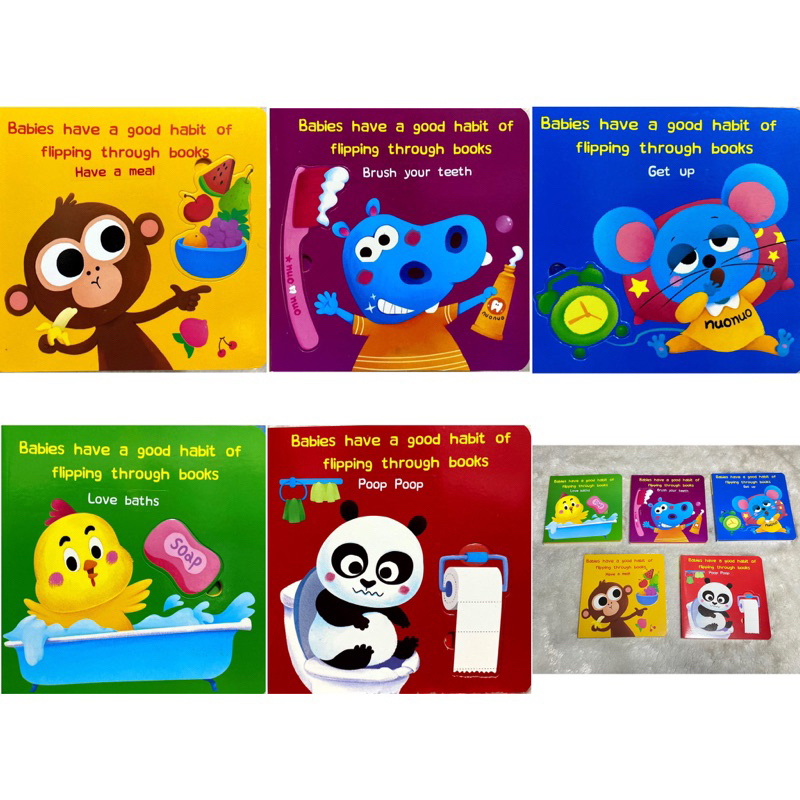 Jual 1 PAKET 5 BUKU ANAK BABY BOOK TOILET TRAINING BABIES HAVE A GOOD