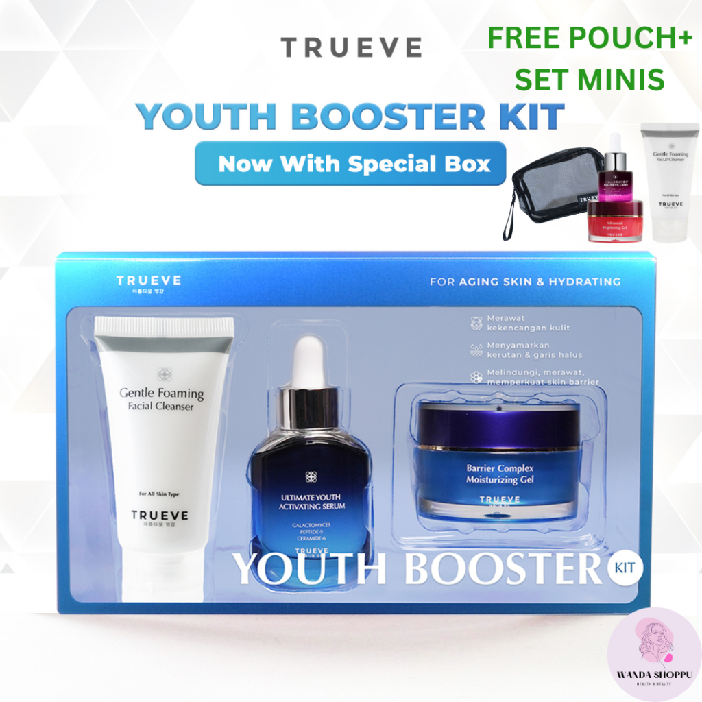 Jual TRUEVE STARTER KIT (SERUM +MOISTURIZER + CLEANSER) | Shopee Indonesia