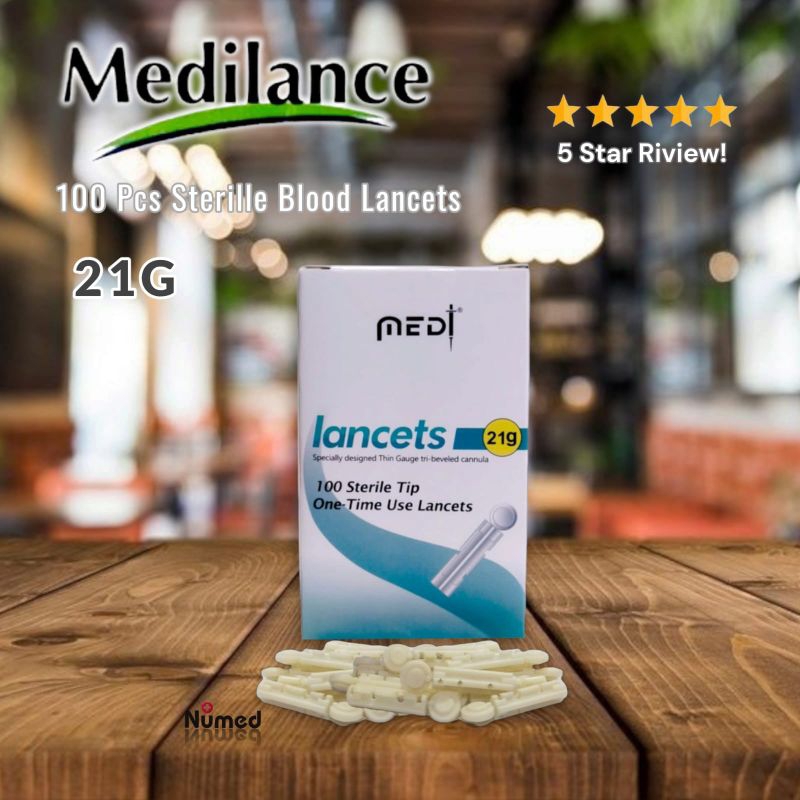 Jual Blood Lancet Medilance 21G isi 100 Pcs / Jarum Steril Untuk Bekam ...
