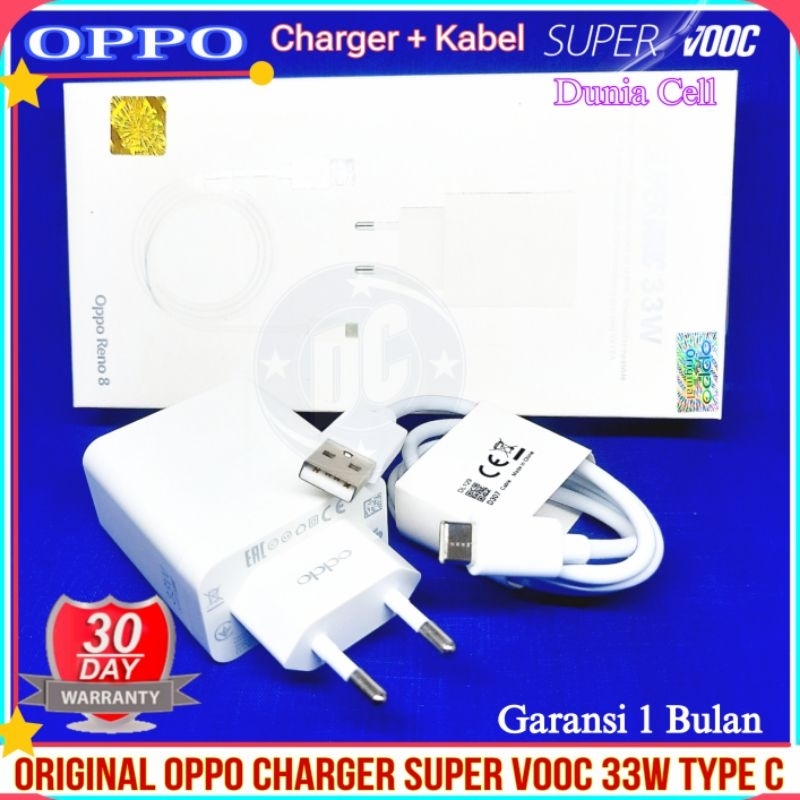 Jual Charger Oppo Reno 7 7z 5G Super VOOC 33W Original 100% Fast ...