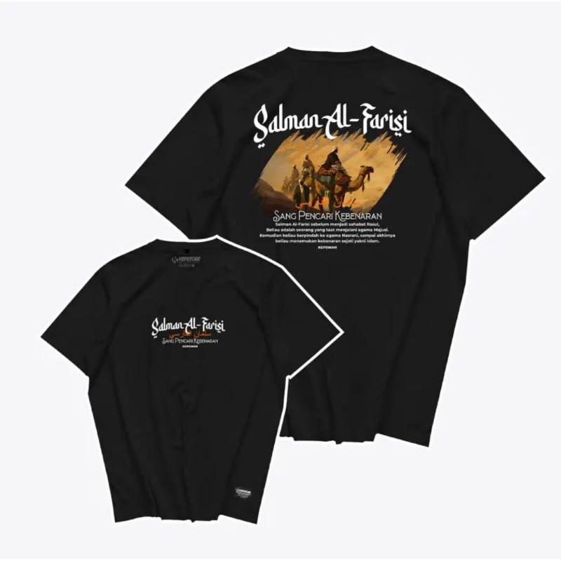 Jual KAOS SALMAN AL FARISI//KAOS ISLAMI | Shopee Indonesia