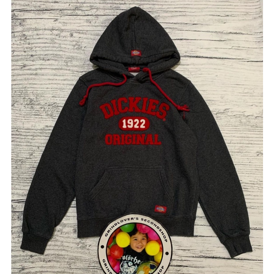 Jual Jaket Sweater Hoodie Dickies 1922 Original Logo Red Full Bordir High Quality Full Tag Label Shopee Indonesia