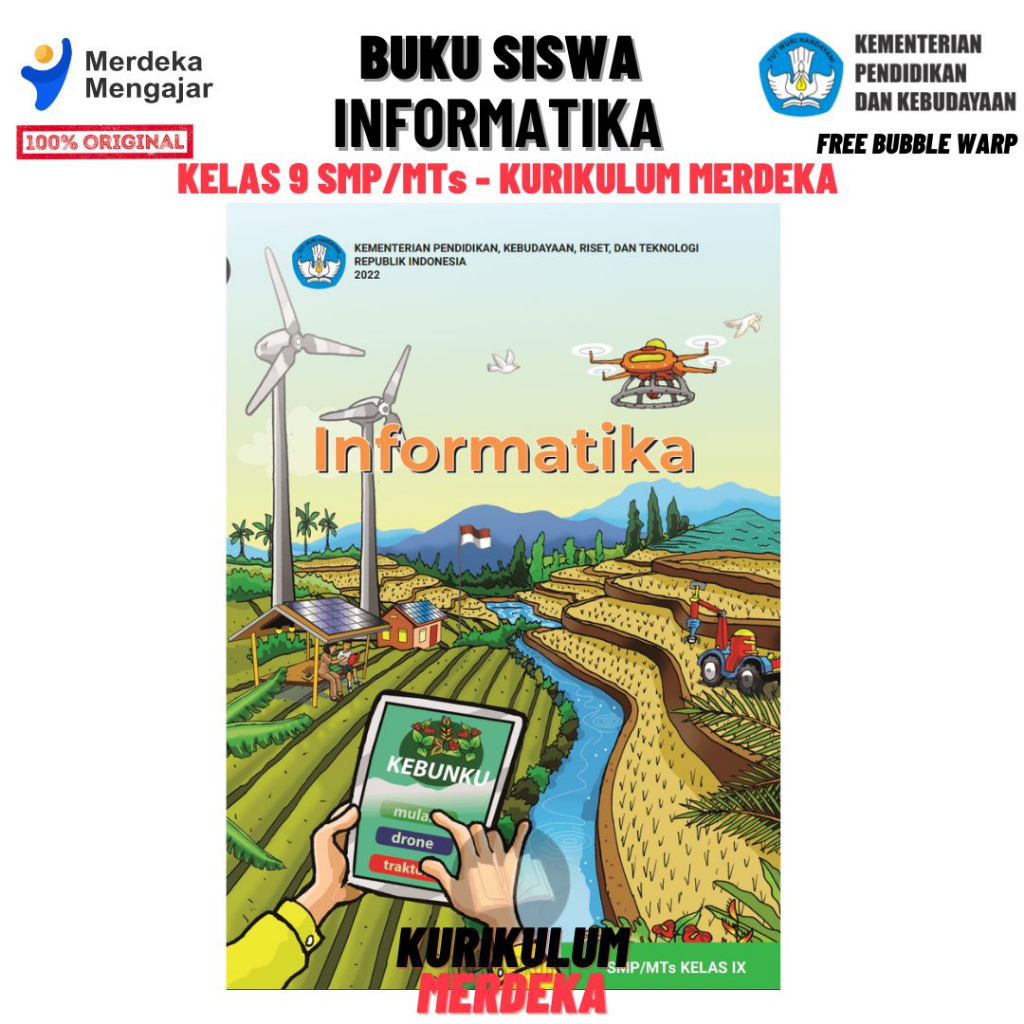 Jual Buku Paket Siswa INFORMATIKA Kelas 9 SMP/MTs - Kurikulum Merdeka ...