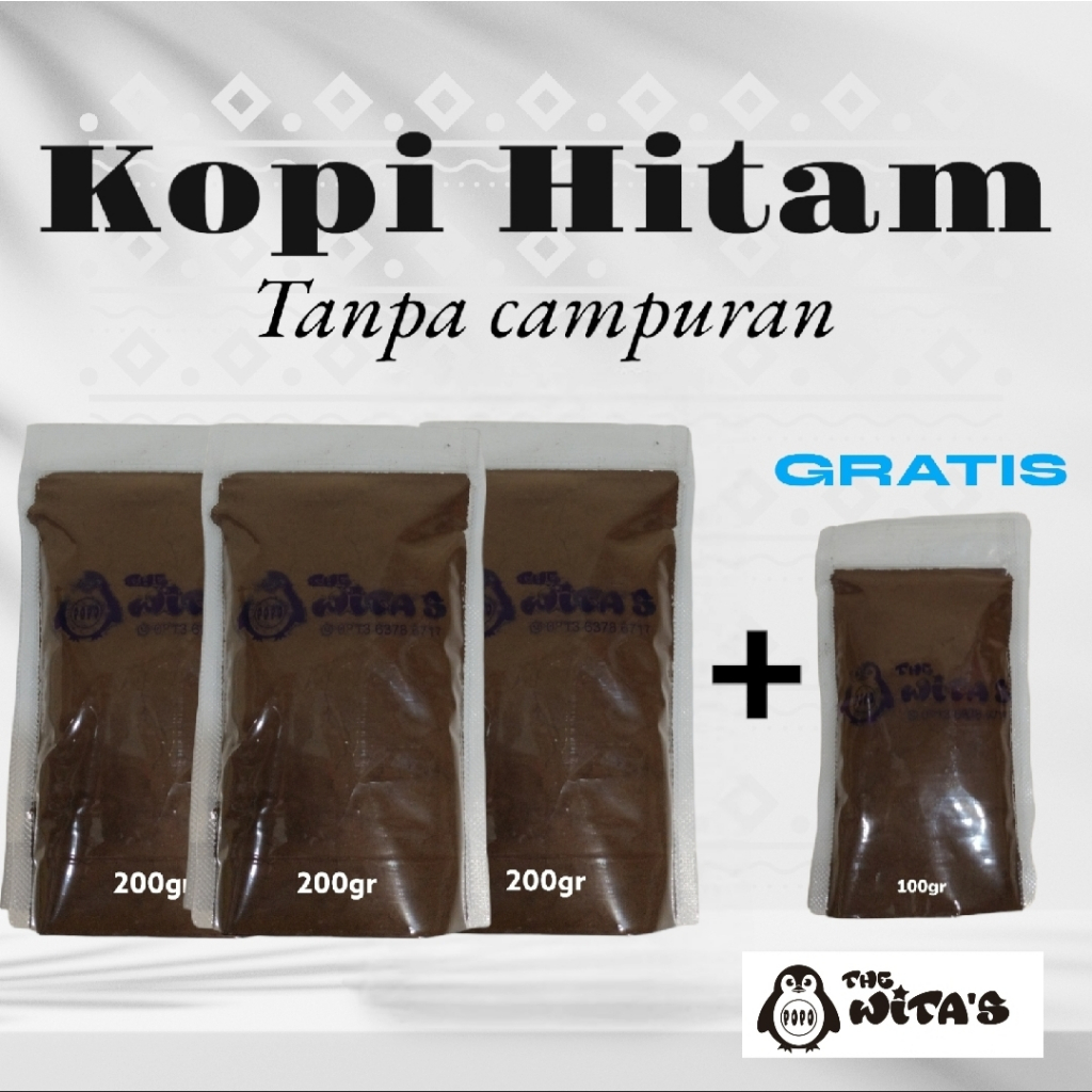 Jual Kopi Hitam Bubuk (tanpa Campuran) | Shopee Indonesia