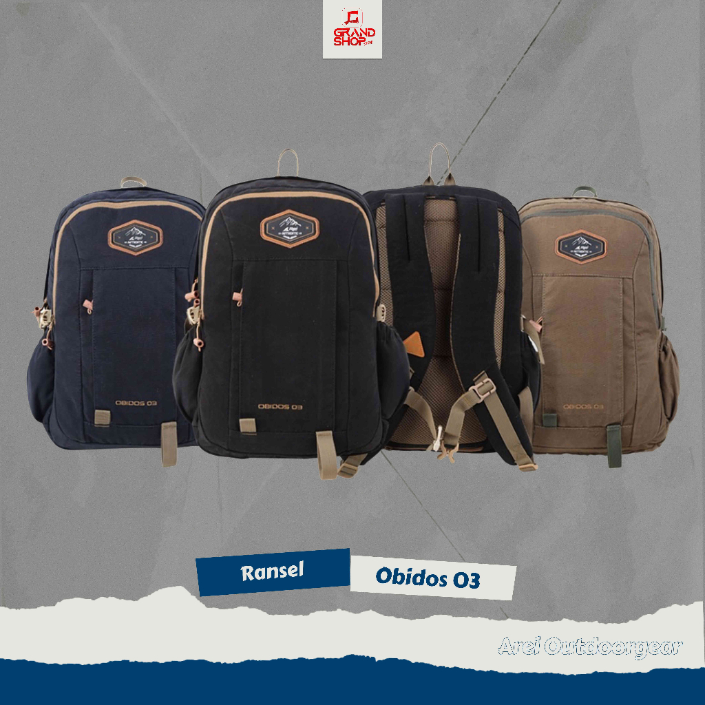 Jual Tas Ransel Kanvas Obidos 03 25 liter Arei Outdoorgear | Shopee ...