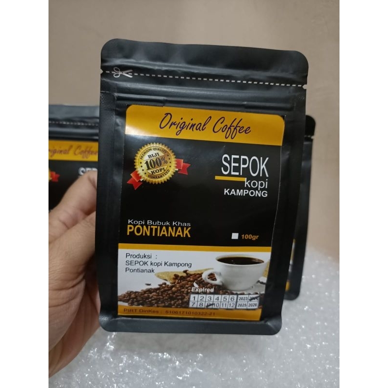 Jual Sepok Kopi Kampong / Kopi Bubuk Khas Pontianak / Oleh oleh Khas ...