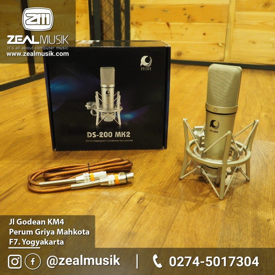 Jual Dolphin Sound DS200 MK2 Mic Condenser DS200 Zeal Musik Jogja