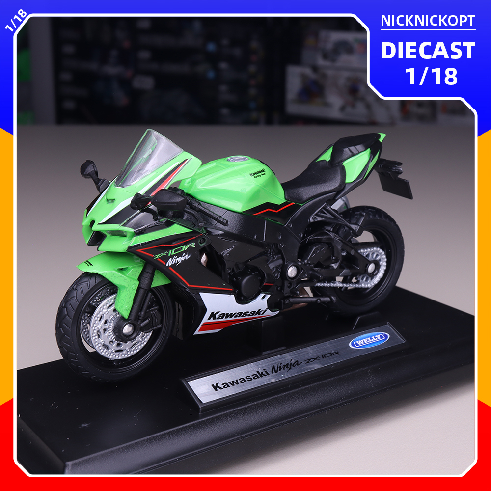 KCBHD（クン） 1:18 ニンジャ ZX-10R オートバイ静的モデルダイ