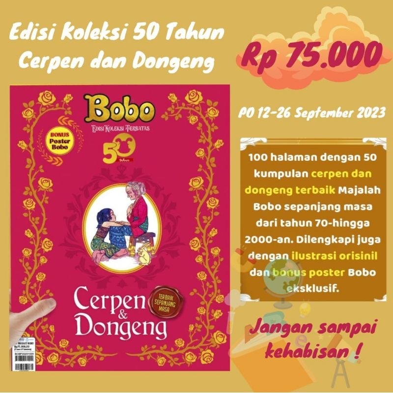 Jual Bobo Edisi Koleksi 50 Tahun Cer0en Dan Dongeng Shopee Indonesia 