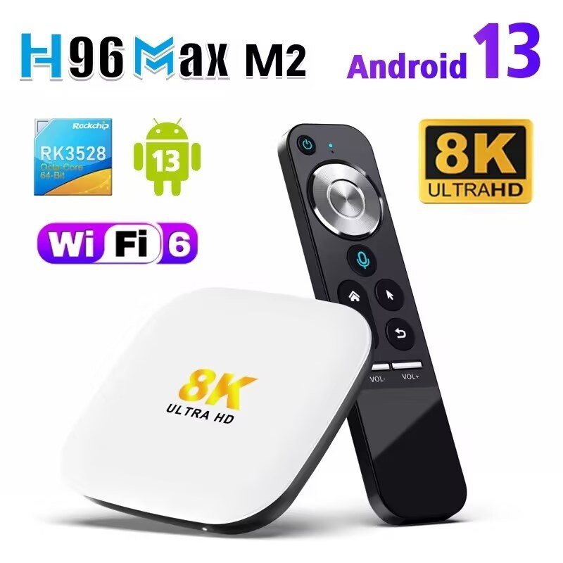 Jual Android Tv Box H96 Max M2 RK3528 4/64GB Android 13 With Remote ...