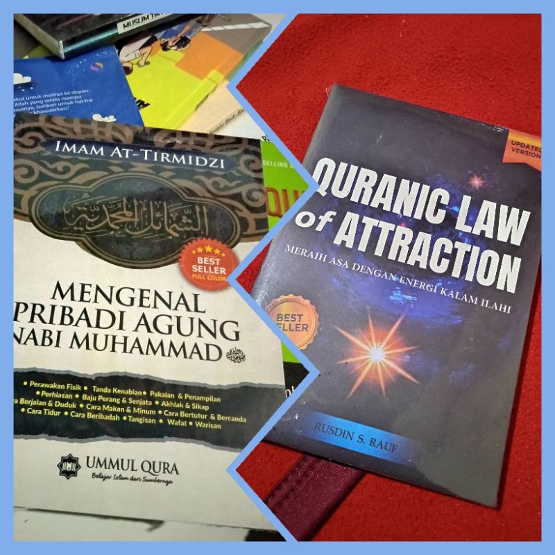 Jual Paket 2 Buku Islami QURANIC LAW Of Attraction + Mengenal PRIBADI