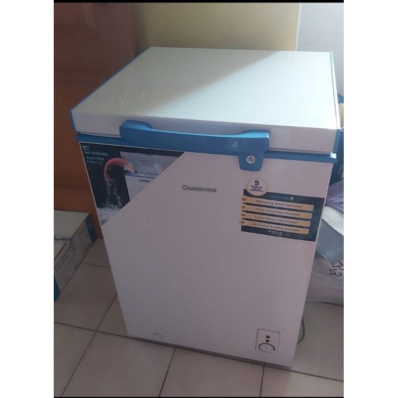 Freezer changhong on sale 100 liter