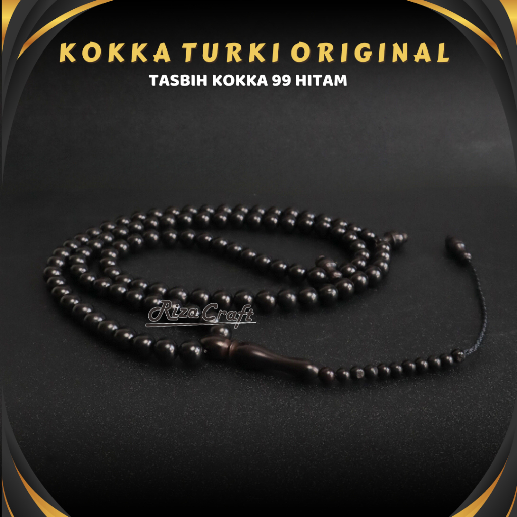 Jual Tasbih Kayu Kokka Kokah Kaukah Fukaha Asli Original 99 Butir Bulat ...