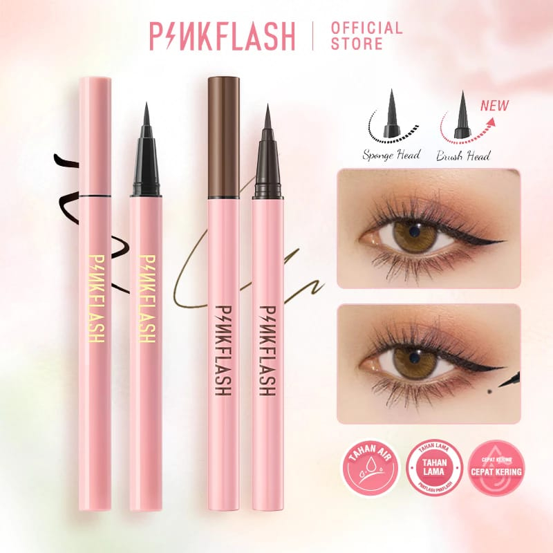 Jual PINKFLASH WATERPROOF EASY EYELINER PFE01 Shopee Indonesia