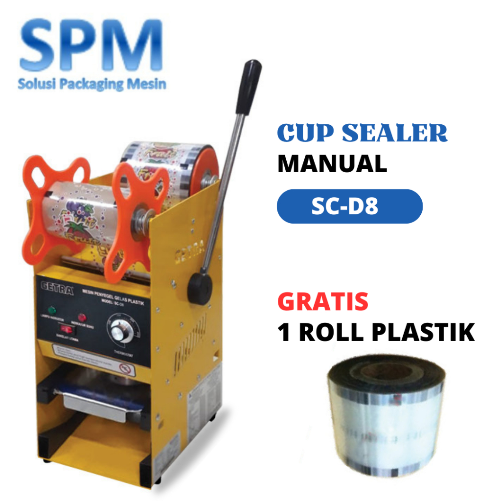 Jual Mesin Cup Sealer Mesin Segel Gelas Plastik Cup Sealer Manual Sc D