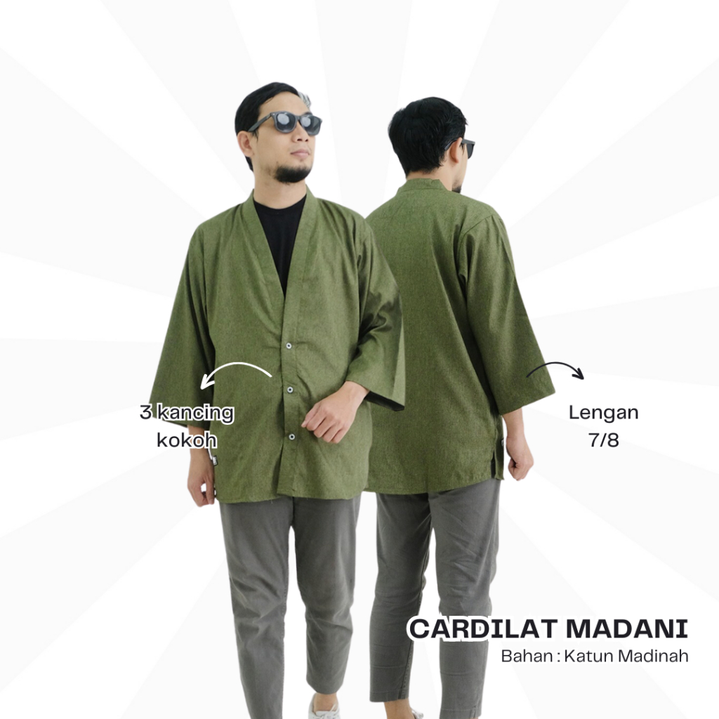 Jual Cardilat Madani ROSAL - Cardigan Sholat Blazer Outerwear Pria ...