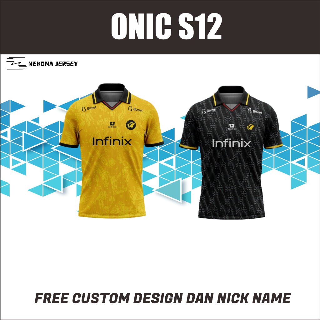 Jual JERSEY ONIC ESPORT MLBB S12 Shopee Indonesia