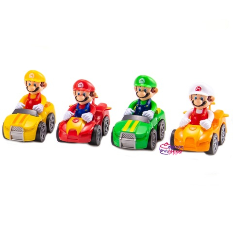 Jual MTOP Super Mario Bros Car Figure Set Isi 4 Mainan Mobil Pajangan