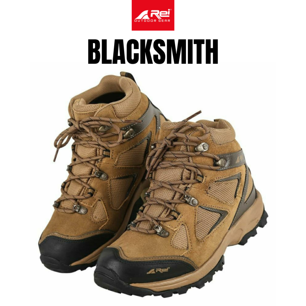 Jual Rei Sepatu Gunung Pria Blacksmith Arei Outdoorgear Mountaint Shoes ...