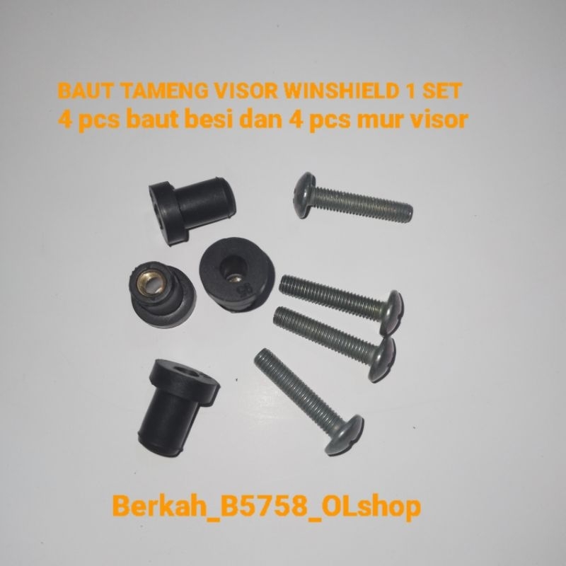 Jual Baut Besi Visor Tameng Winshield Yamaha Nmax Aerox Lexi Freego X