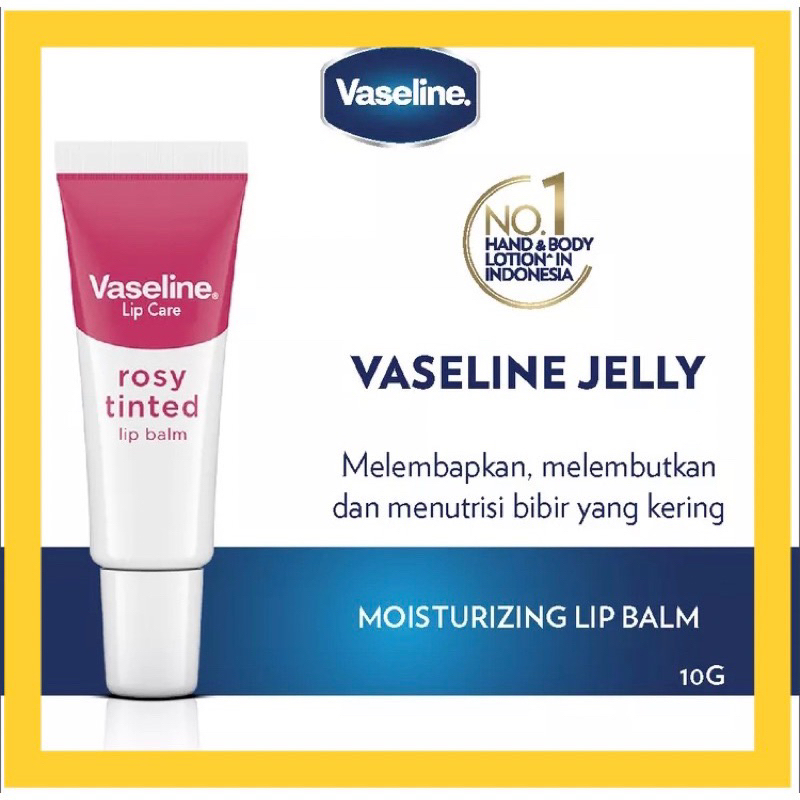 Jual Vaseline lip care rosy tinted lipbalm Shopee Indonesia