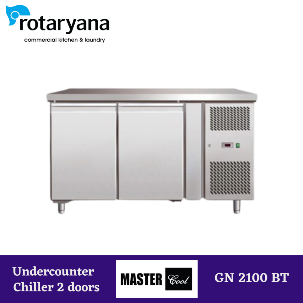 Jual Ice Cream Line Pasteurisasi Undercounter Freezer 2 Pintu Brand