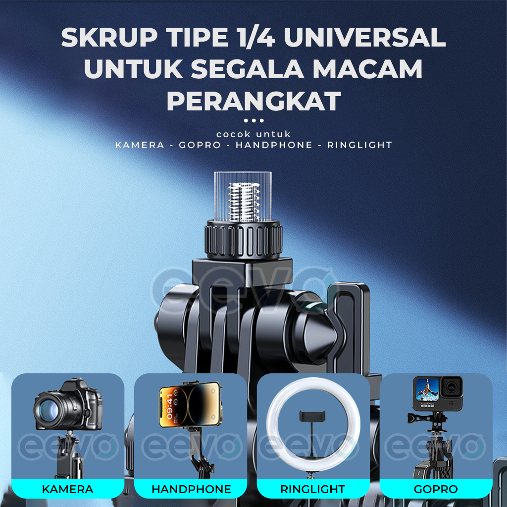 Jual evoo Tripod Tongsis Bluetooth 1,8 Meter 3 in 1 Wireless Remote ...