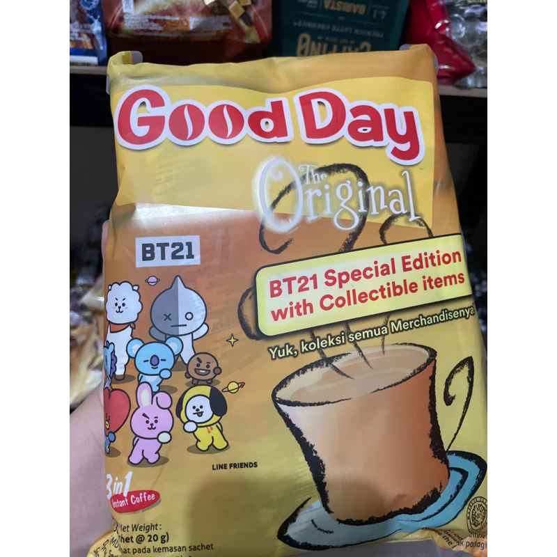Jual Goodday Original 30 sachet special edition BT21 | Shopee Indonesia