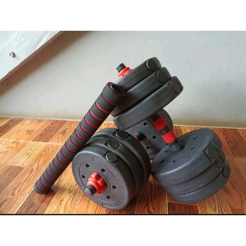 Jual Barbel Dumbbell set PVC 20 kg khusus instant (Shopee Instant ...