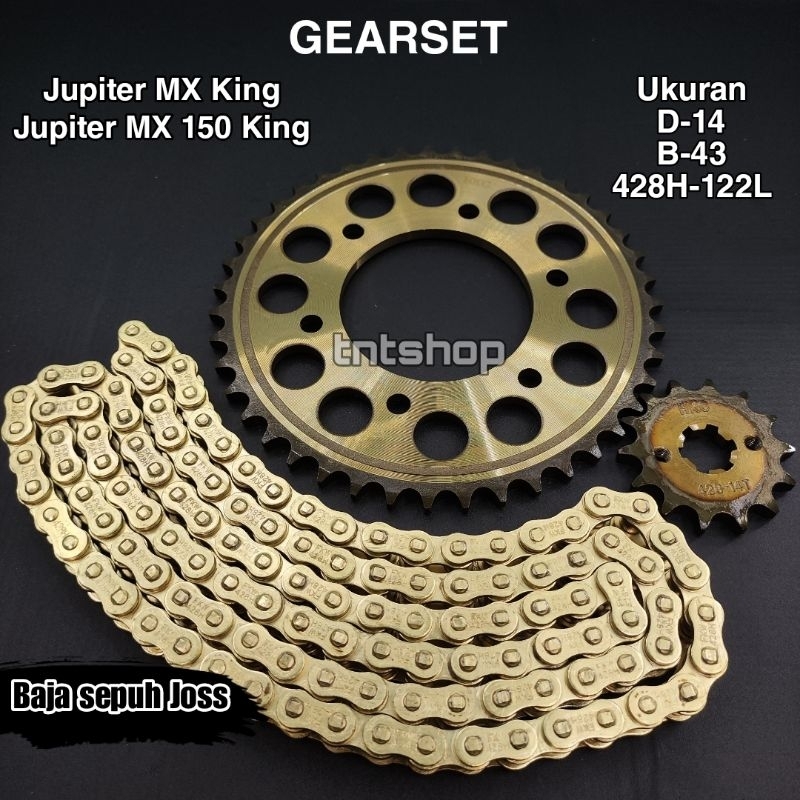 Jual Gear gir set Jupiter MX king 150 baja sepuh Joss gearset gear gir