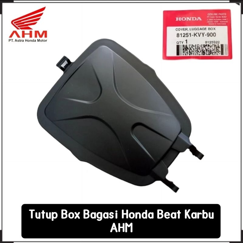Jual Cover tutup box bagasi Honda Beat Lama Karburator Original AHM