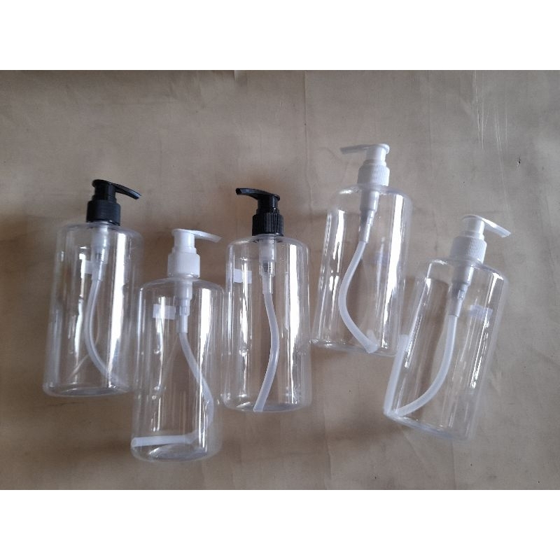 Jual Botol Sabun Cair/ Pump Transparant Lock Serbaguna 500ml | Shopee ...