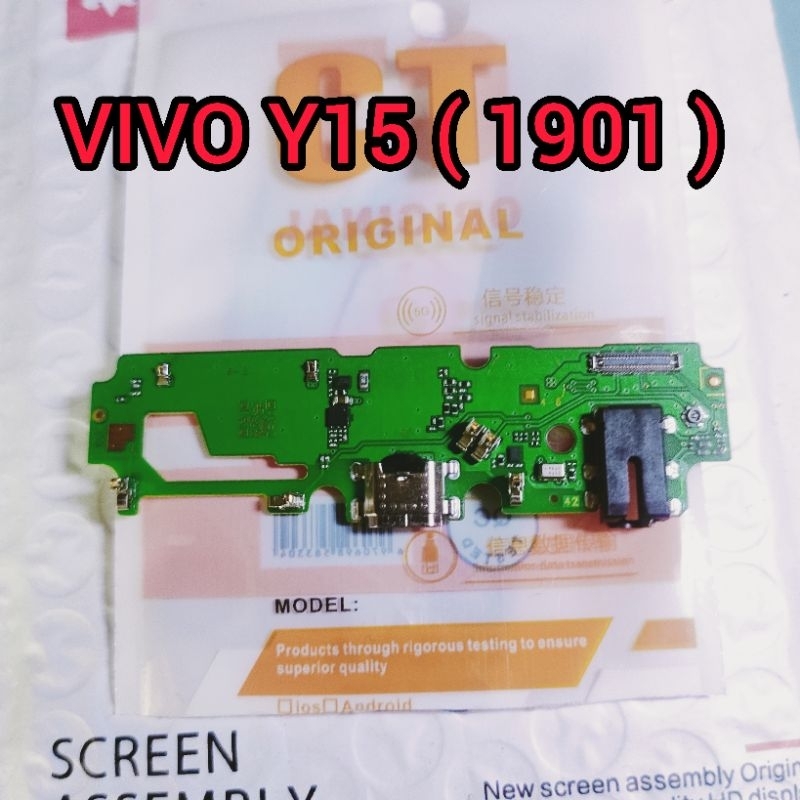 Jual Konektor Cas Papan Konektor Cas Mic Vivo Y15 ( 1901 ) Original