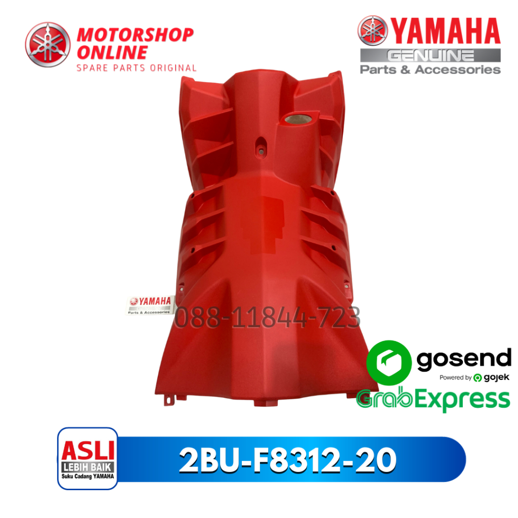 Jual Leg Shield Cover Kontak Dek Tengah X Ride Injeksi Merah Bu F Original Yamaha