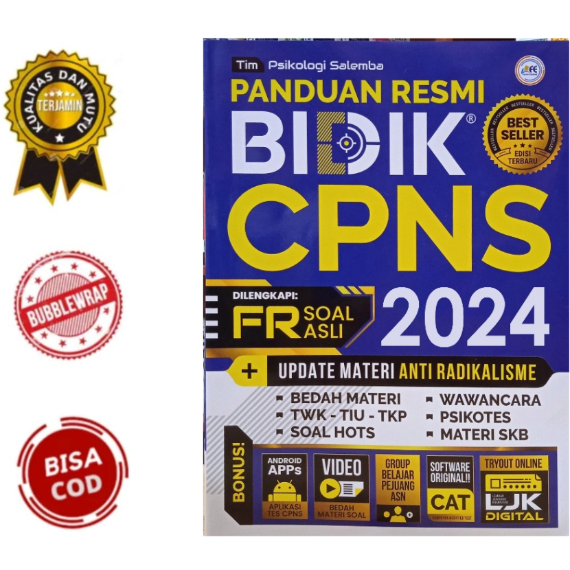 Jual Buku Tes Paket Lengkap CPNS & KEDINASAN 2023/2024 Update Dengan ...