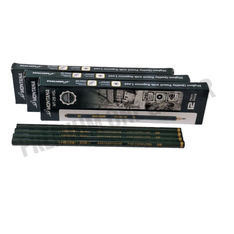 Jual 1 Lusin Pencils Computer MILTON Hijau Isi 12 Pcs/pensil/Pensil ...
