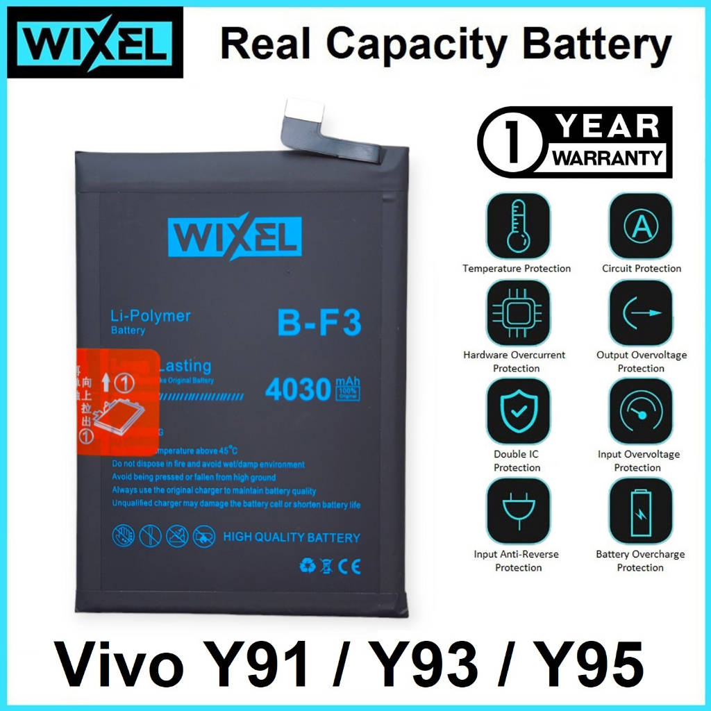 Jual WIXEL Baterai Vivo Y91 Y93 Y95 B-F3 BF3 Double Power Real Capacity ...